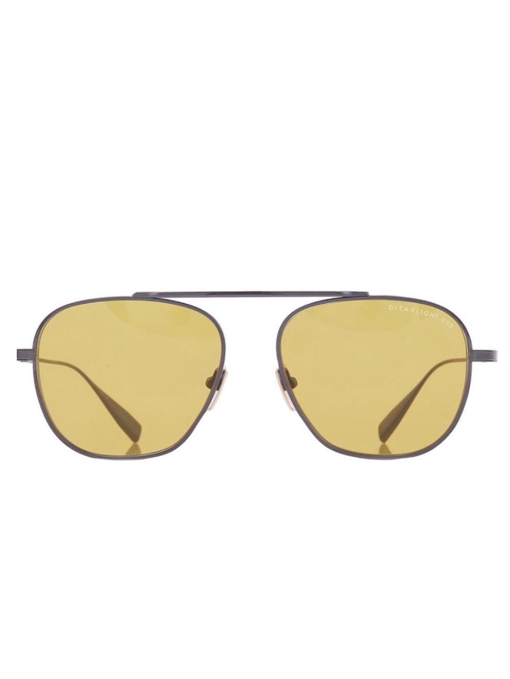 NWT Unisex DITA Flight.009 Golden Lens Pilot Aviator Glasses (56-19-143 mm)
